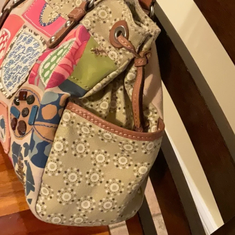 Awesome fossil canvas shoulder bag , special design - Picture 2 of 11